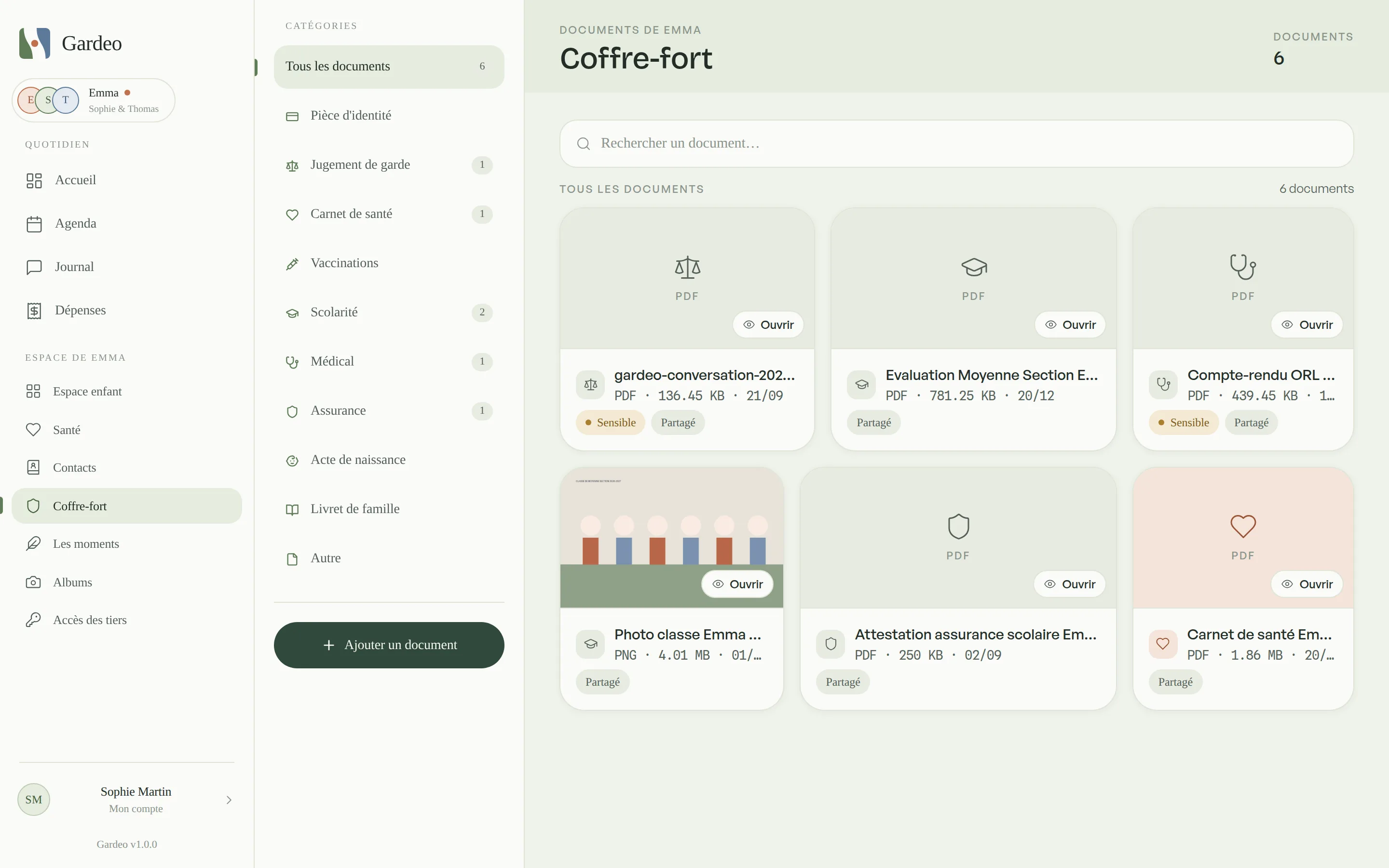 Le coffre-fort